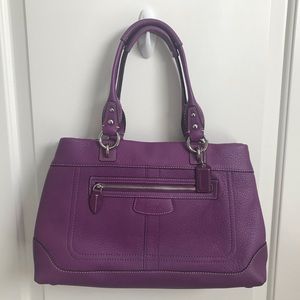 NWT purple Coach Handbag